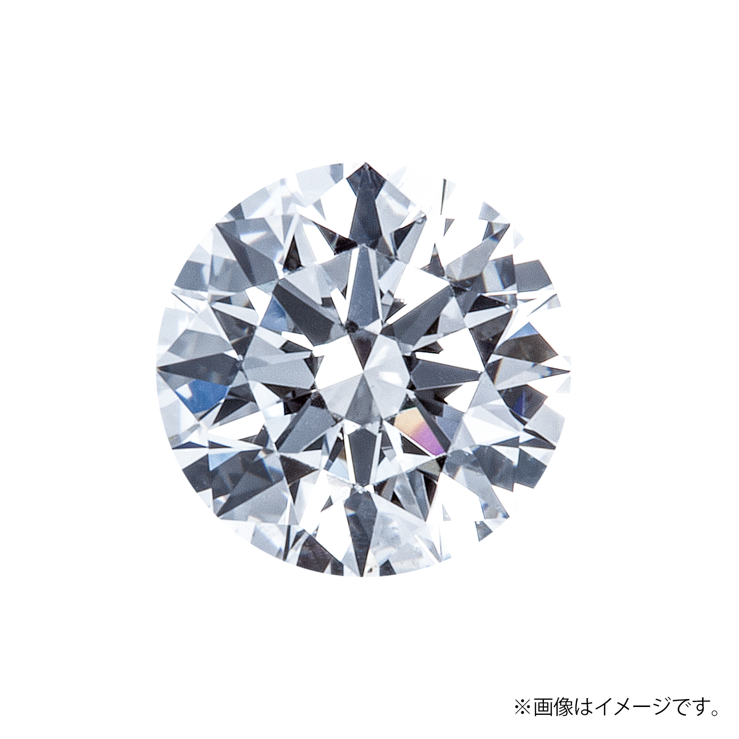 0.200ct Round ダイヤモンド / F / VS2 / 3EX-H&C