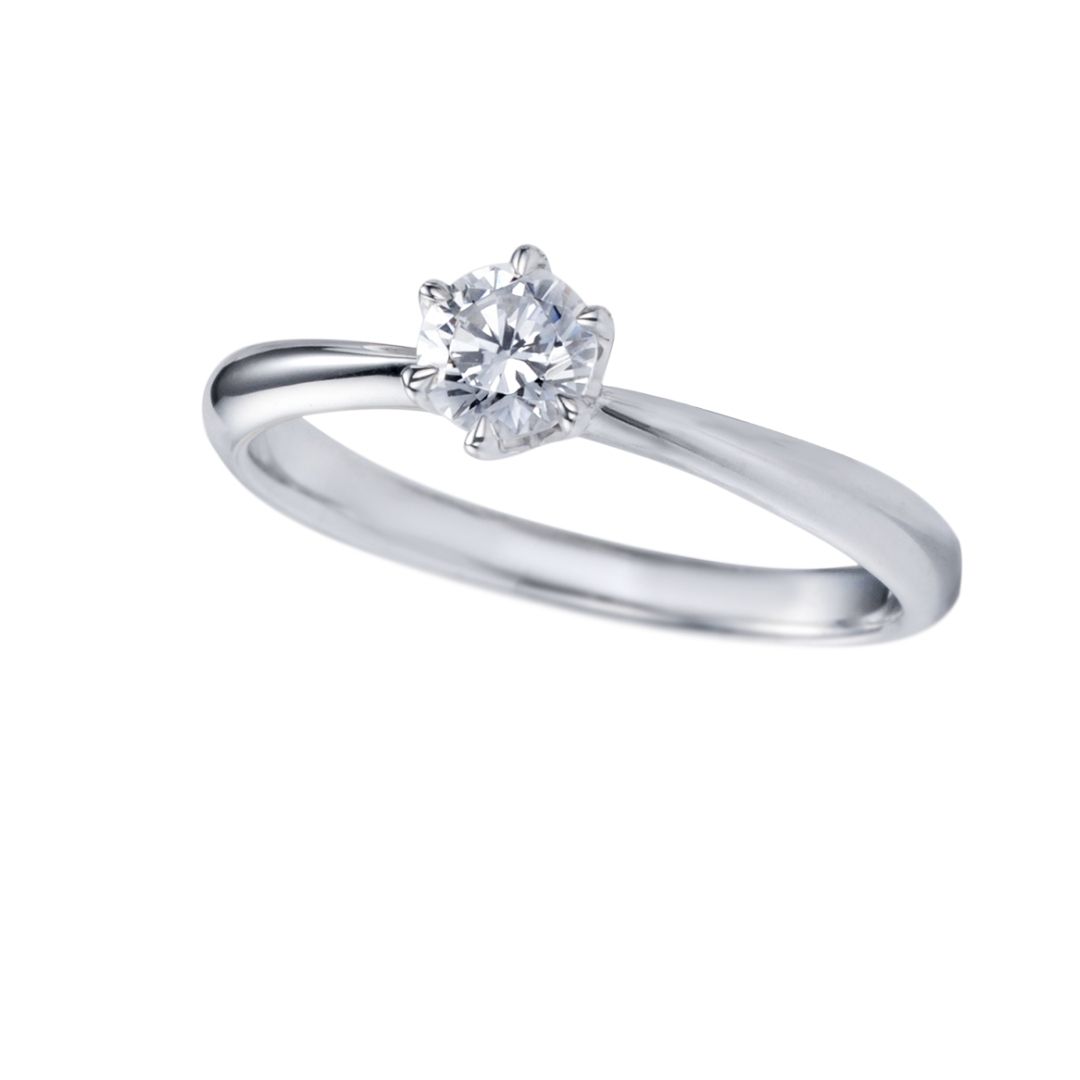 【鑑定書付き】プロポーズ専用シルバーリング  0.25ct天然ダイヤモンド・鑑定書付 プロポーズ後にふたりで好きなリングデザインを選べて安心