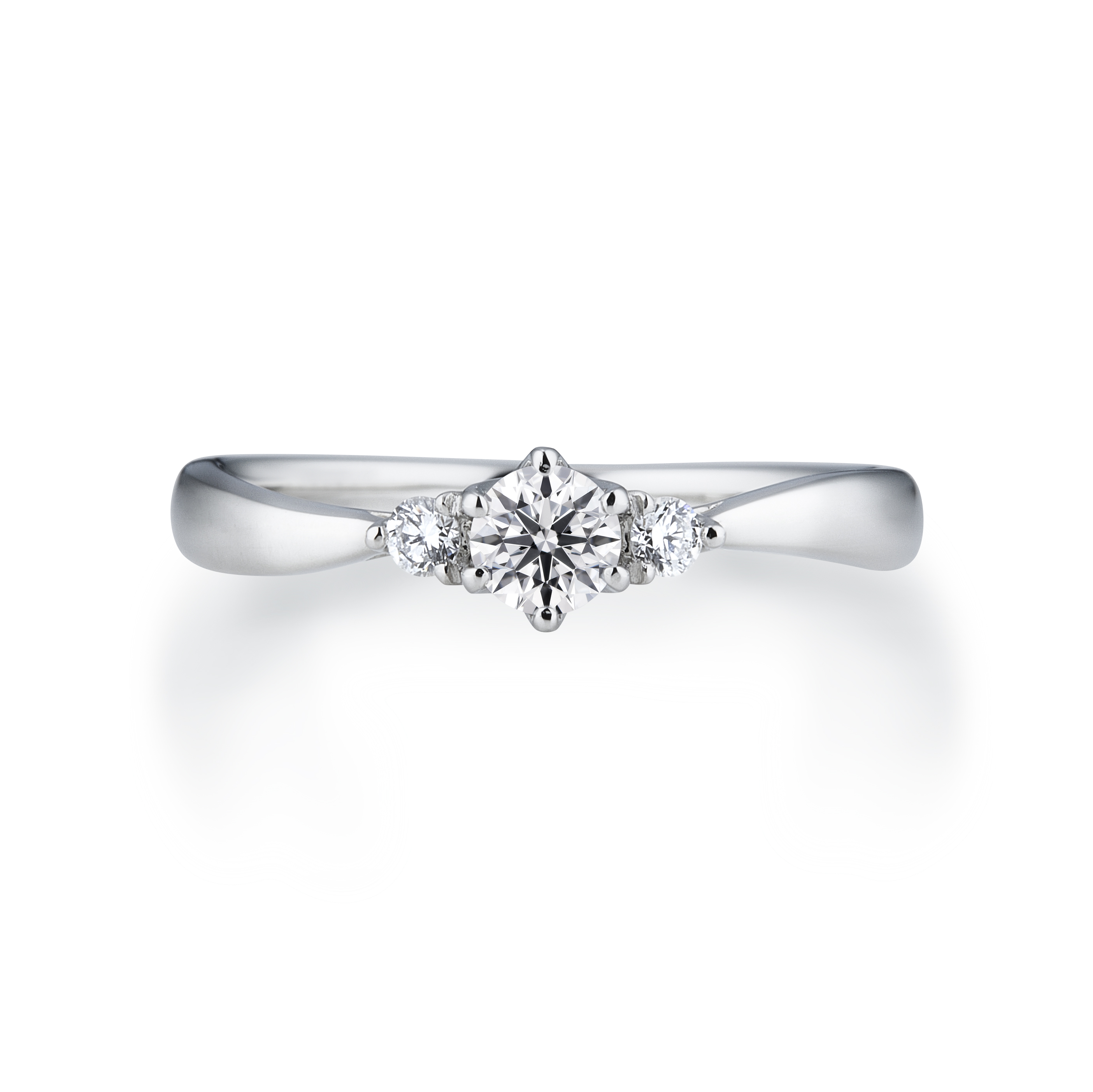 andante Pt950 0.2ct